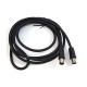 CABLE ANTENA PEPEGREEN NEGRO 1.8M M/M